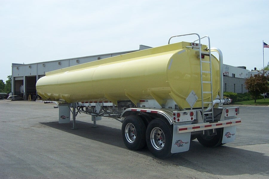 yellow painted trailer